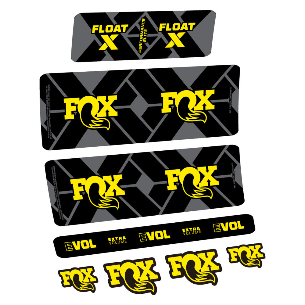 Decal Fox Float X Performance Elite 2027, Rear Shox, bike sticker vinyl