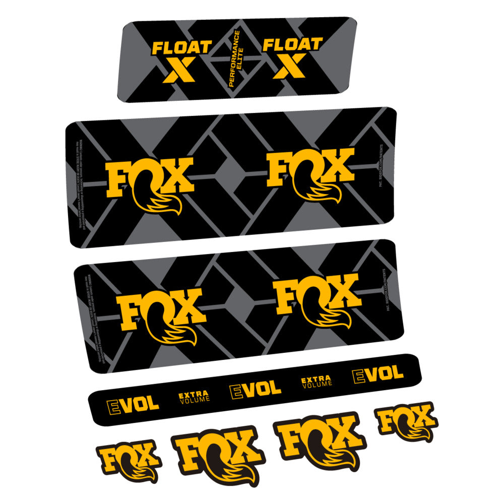Decal Fox Float X Performance Elite 2027, Rear Shox, bike sticker vinyl