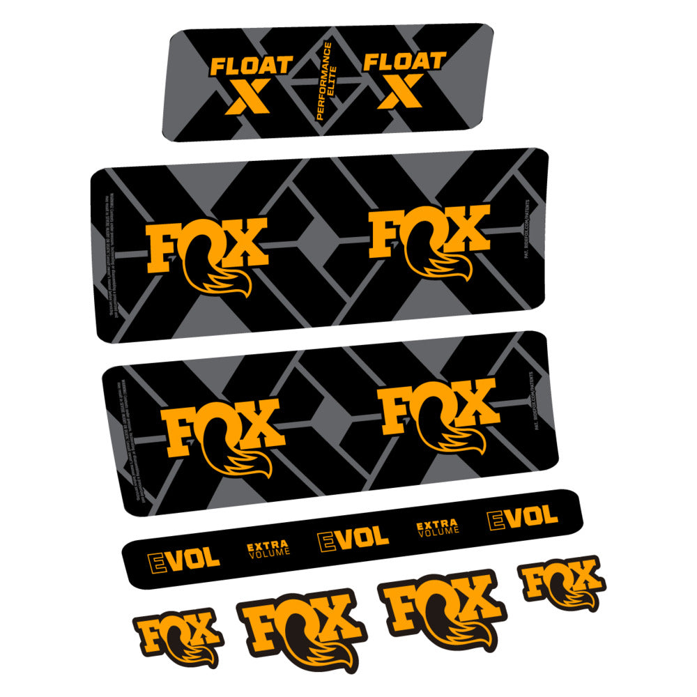 Decal Fox Float X Performance Elite 2027, Rear Shox, bike sticker vinyl