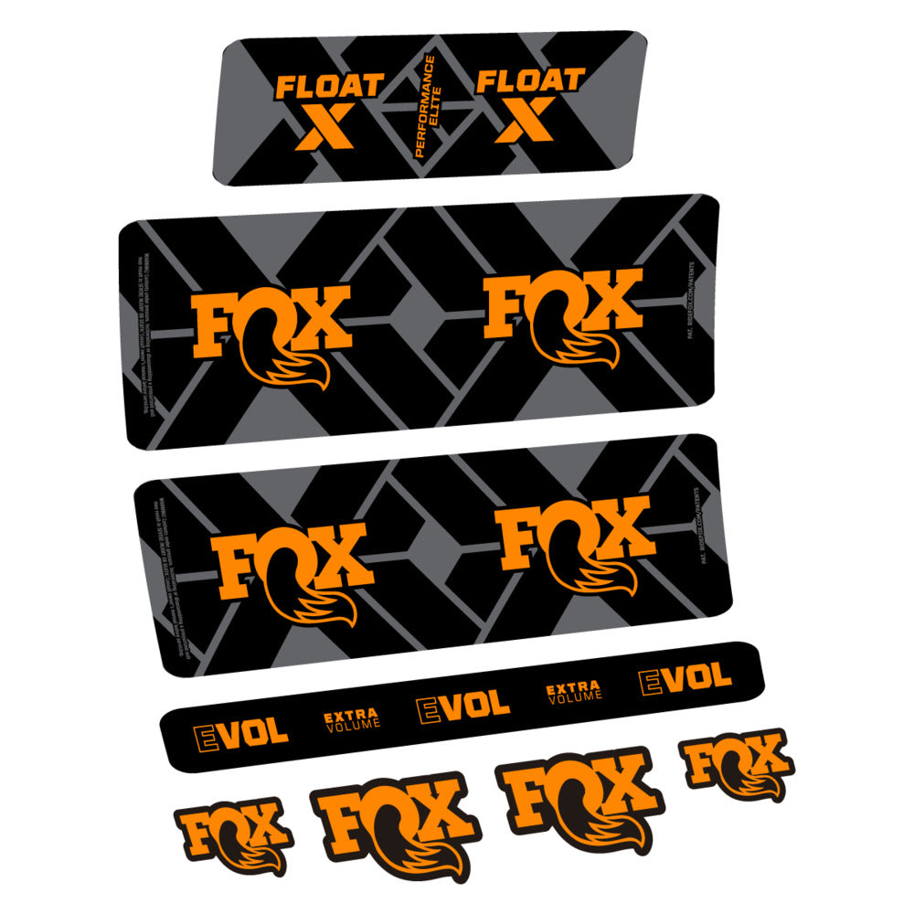 Decal Fox Float X Performance Elite 2027, Rear Shox, bike sticker vinyl