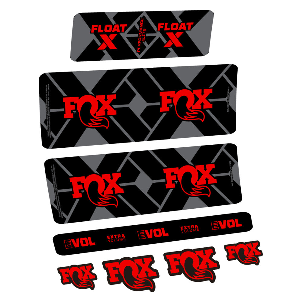 Decal Fox Float X Performance Elite 2027, Rear Shox, bike sticker vinyl