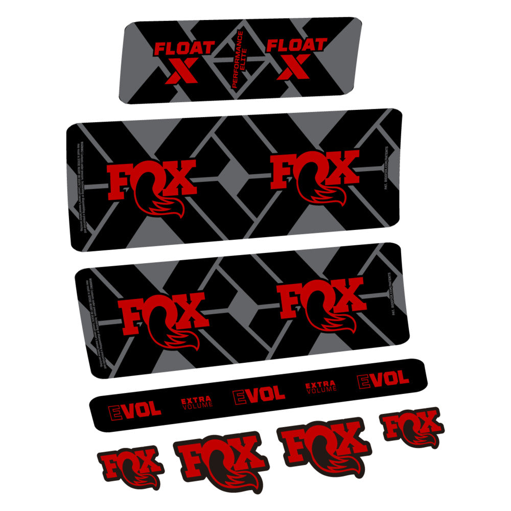 Decal Fox Float X Performance Elite 2027, Rear Shox, bike sticker vinyl