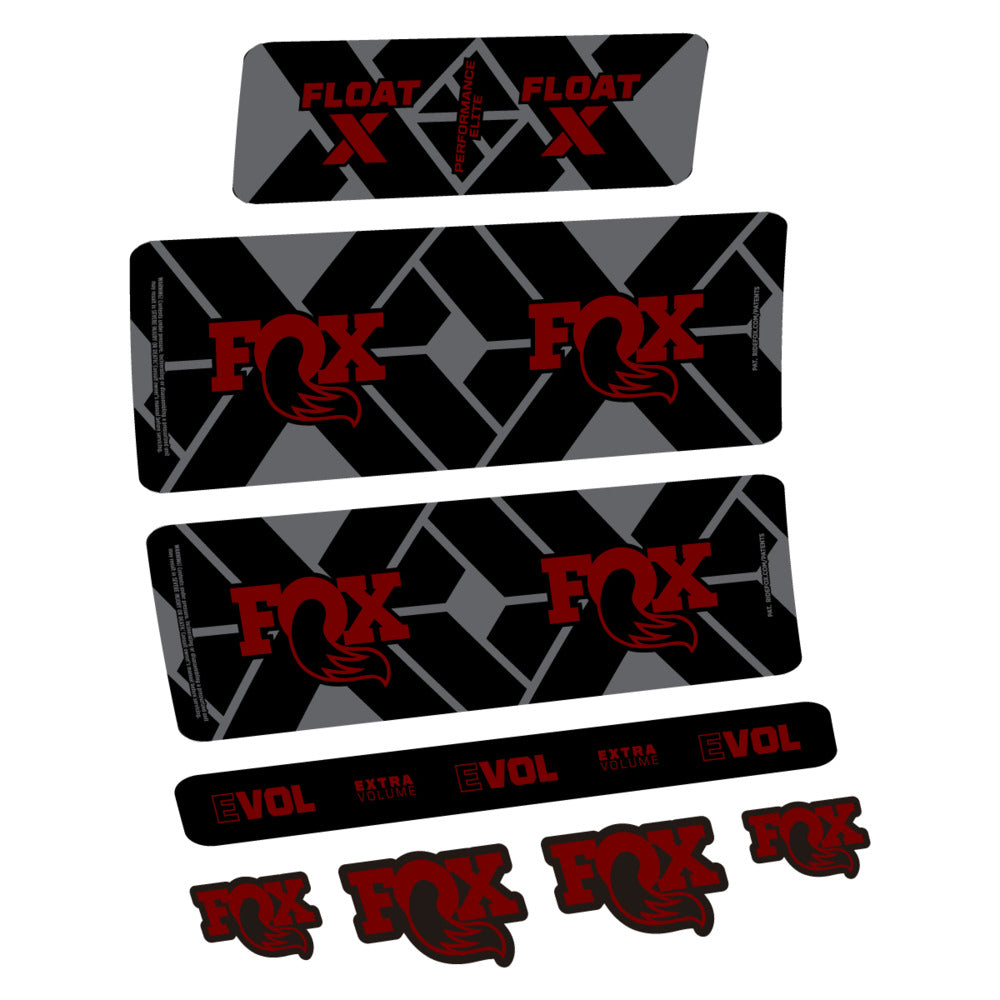 Decal Fox Float X Performance Elite 2027, Rear Shox, bike sticker vinyl