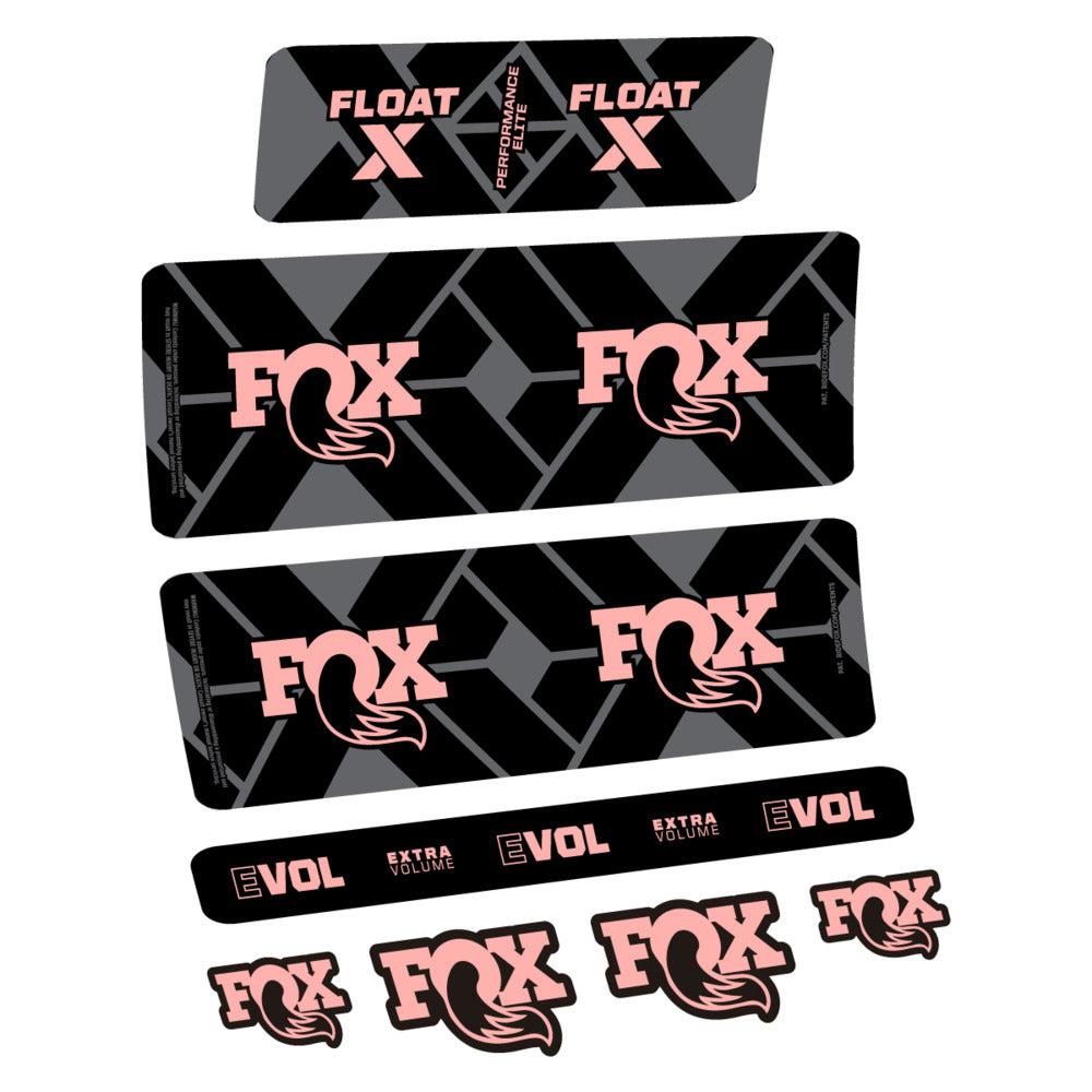 Decal Fox Float X Performance Elite 2027, Rear Shox, bike sticker vinyl