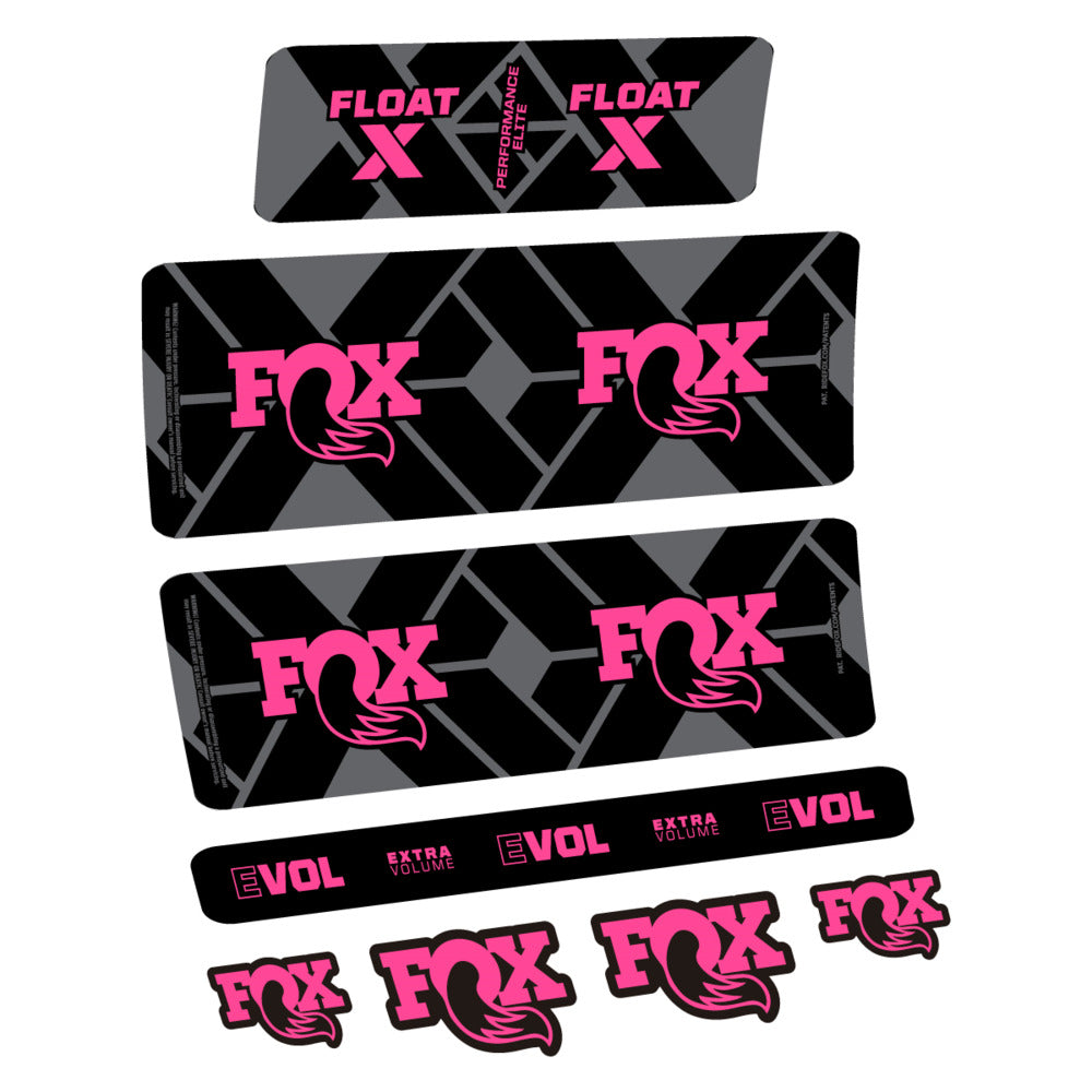 Decal Fox Float X Performance Elite 2027, Rear Shox, bike sticker vinyl