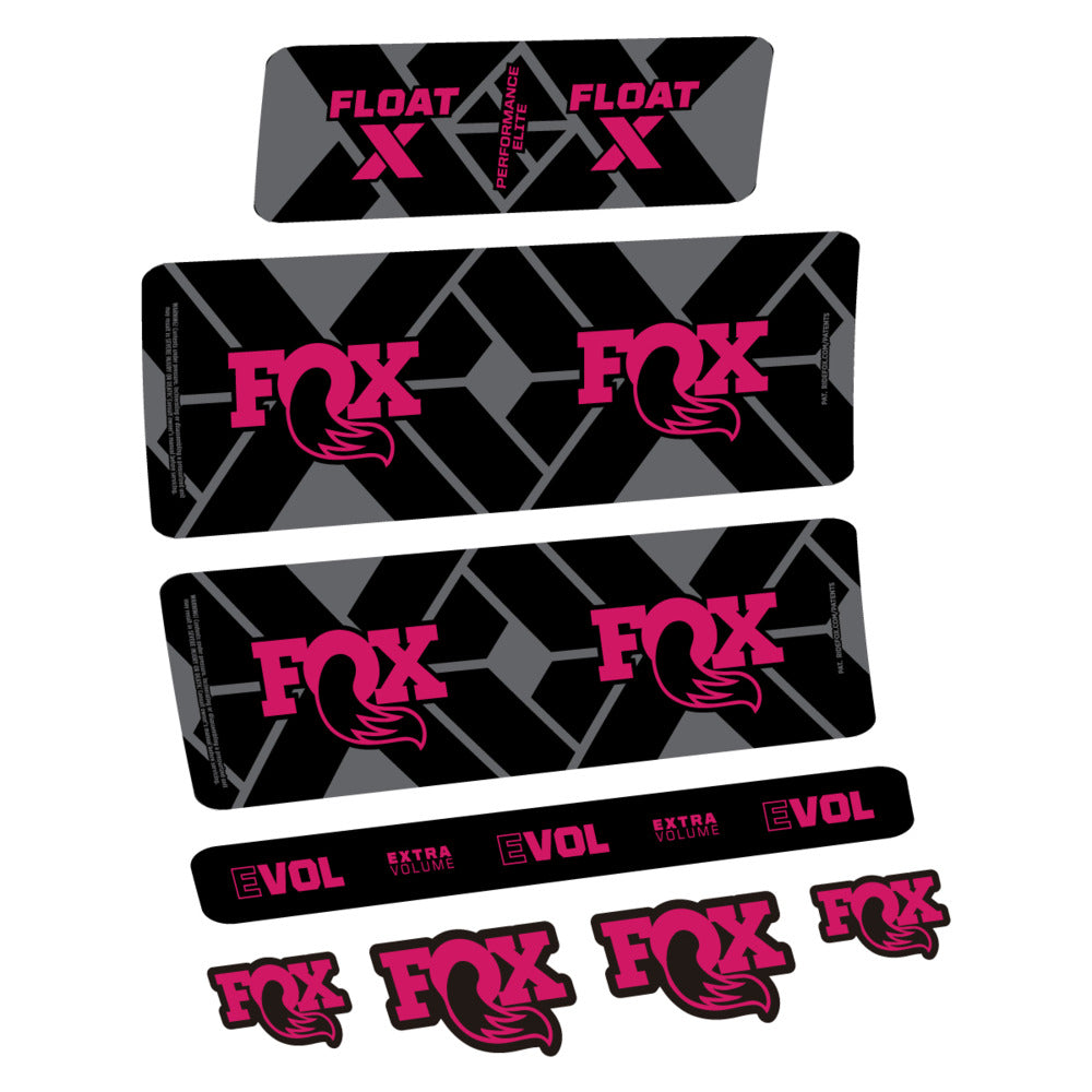 Decal Fox Float X Performance Elite 2027, Rear Shox, bike sticker vinyl