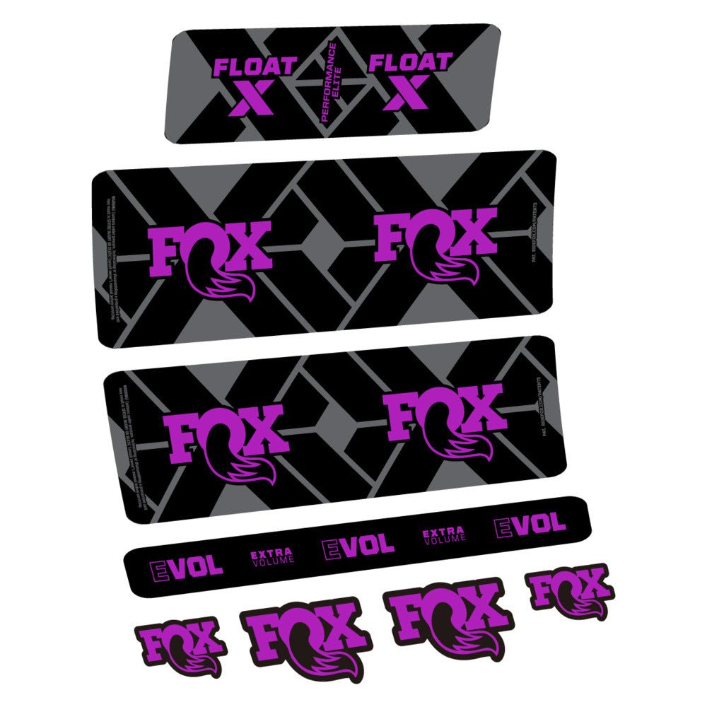 Decal Fox Float X Performance Elite 2027, Rear Shox, bike sticker vinyl