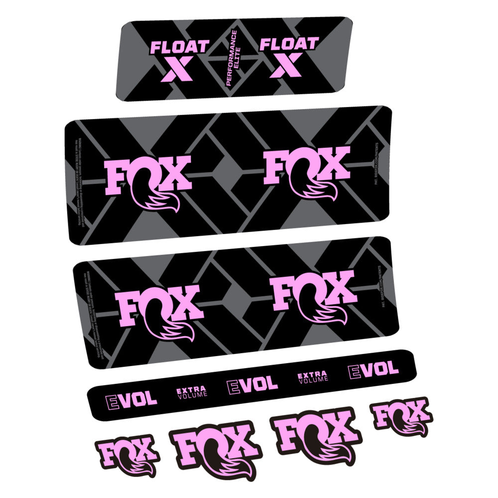 Decal Fox Float X Performance Elite 2027, Rear Shox, bike sticker vinyl
