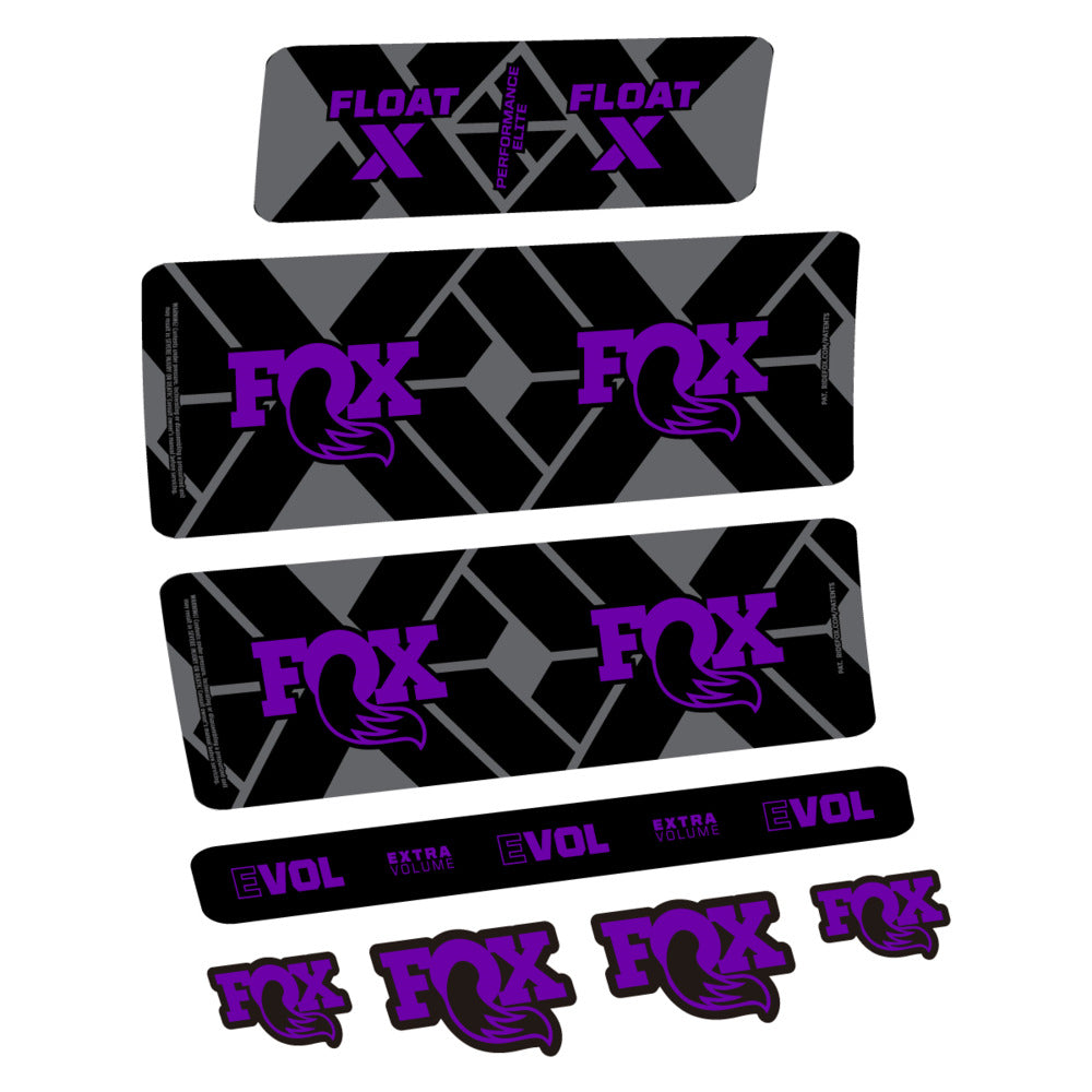Decal Fox Float X Performance Elite 2027, Rear Shox, bike sticker vinyl