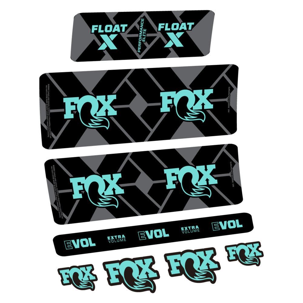 Decal Fox Float X Performance Elite 2027, Rear Shox, bike sticker vinyl