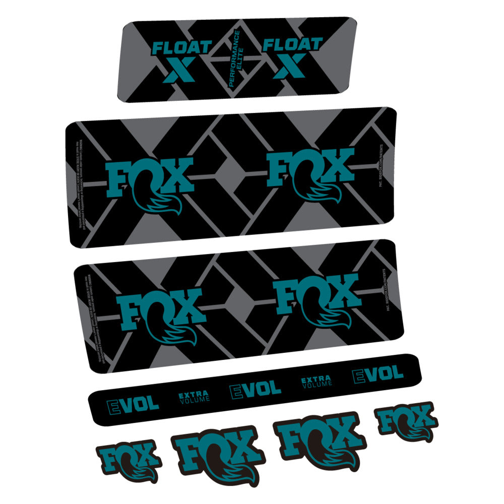 Decal Fox Float X Performance Elite 2027, Rear Shox, bike sticker vinyl
