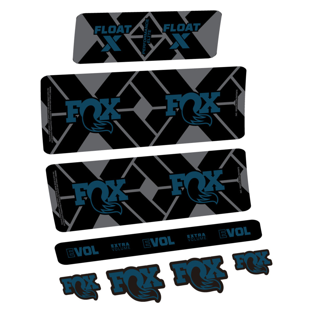Decal Fox Float X Performance Elite 2027, Rear Shox, bike sticker vinyl
