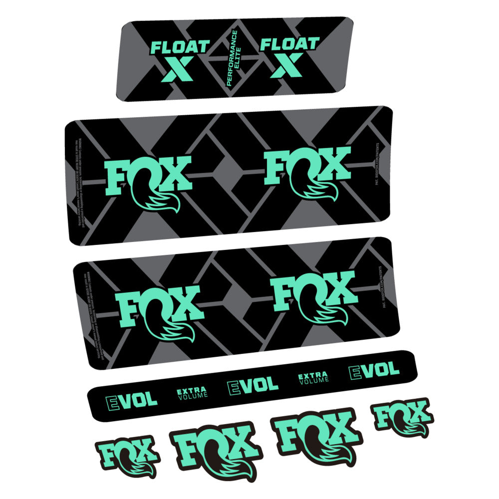 Decal Fox Float X Performance Elite 2027, Rear Shox, bike sticker vinyl