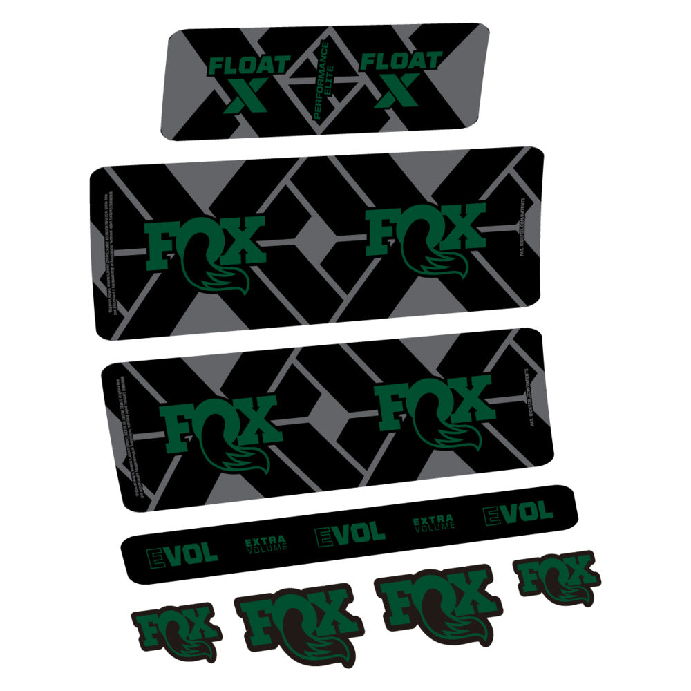 Decal Fox Float X Performance Elite 2027, Rear Shox, bike sticker vinyl