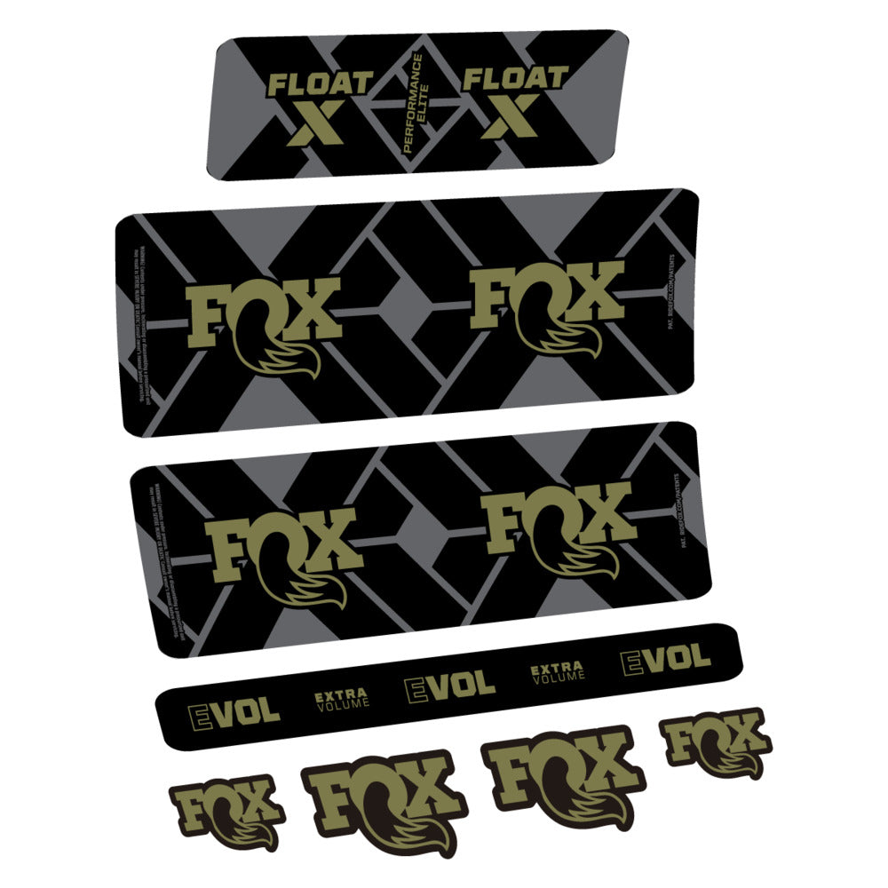 Decal Fox Float X Performance Elite 2027, Rear Shox, bike sticker vinyl