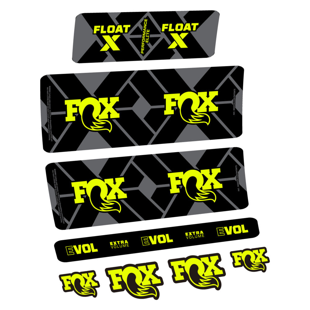 Decal Fox Float X Performance Elite 2027, Rear Shox, bike sticker vinyl