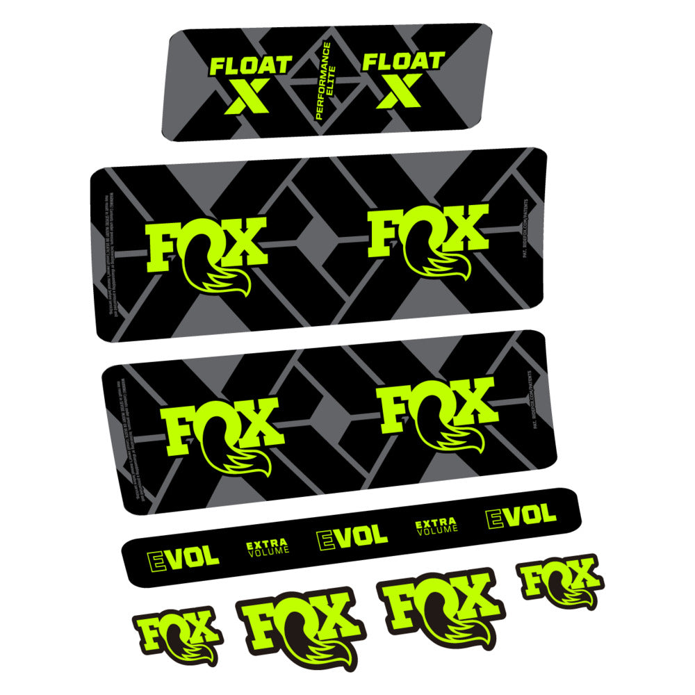 Decal Fox Float X Performance Elite 2027, Rear Shox, bike sticker vinyl