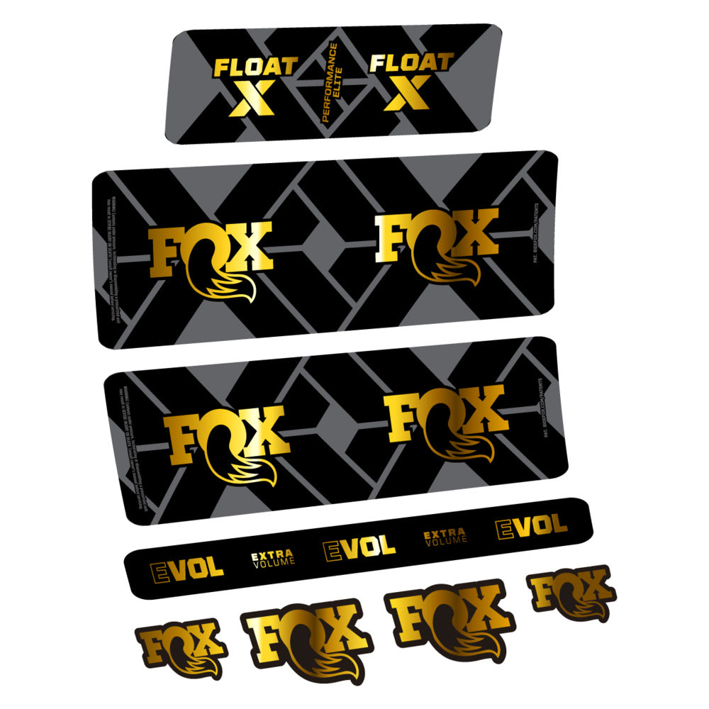 Decal Fox Float X Performance Elite 2027, Rear Shox, bike sticker vinyl