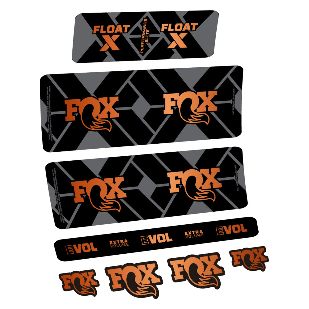 Decal Fox Float X Performance Elite 2027, Rear Shox, bike sticker vinyl