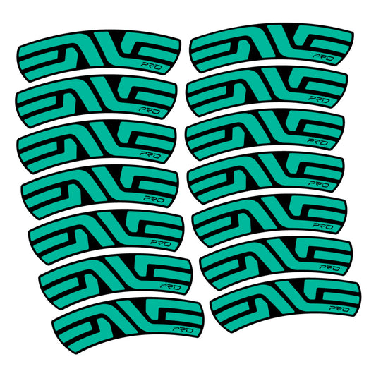 Green Turquoise decal for Envx G SES 4.5 Pro 2026 road wheel 49mm – bike sticker vinyl