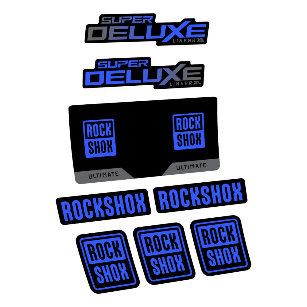 Decal RockShox Super Deluxe Ultimate 2027, Rear Shox, bike sticker vinyl