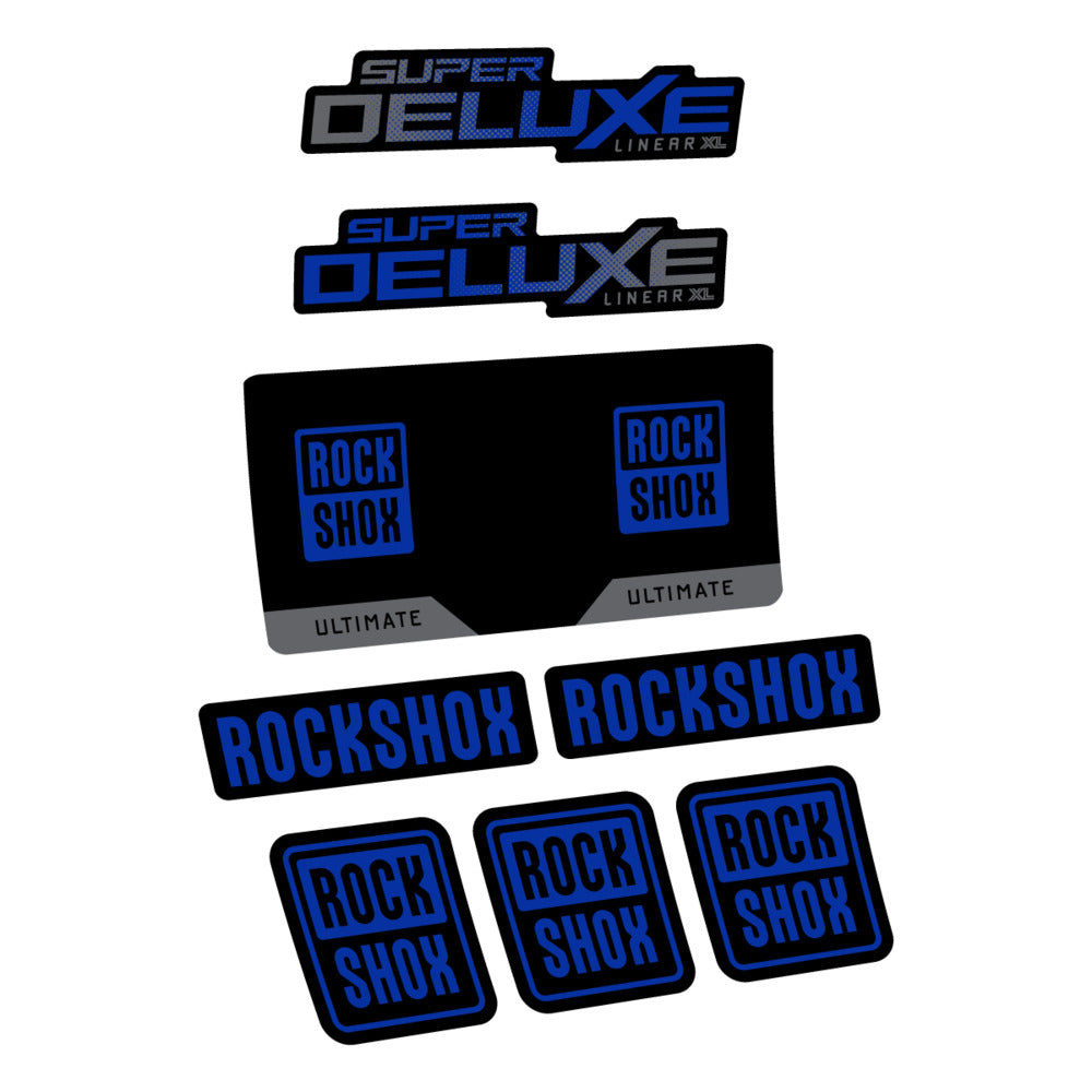 Decal RockShox Super Deluxe Ultimate 2027, Rear Shox, bike sticker vinyl