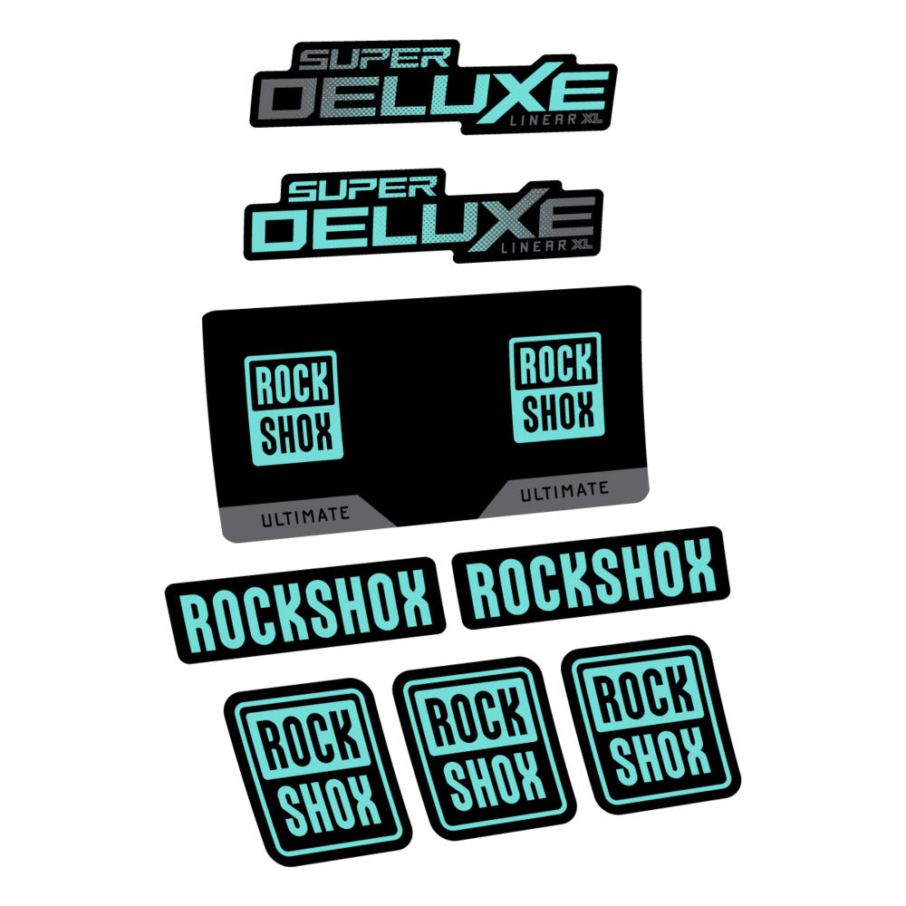 Decal RockShox Super Deluxe Ultimate 2027, Rear Shox, bike sticker vinyl