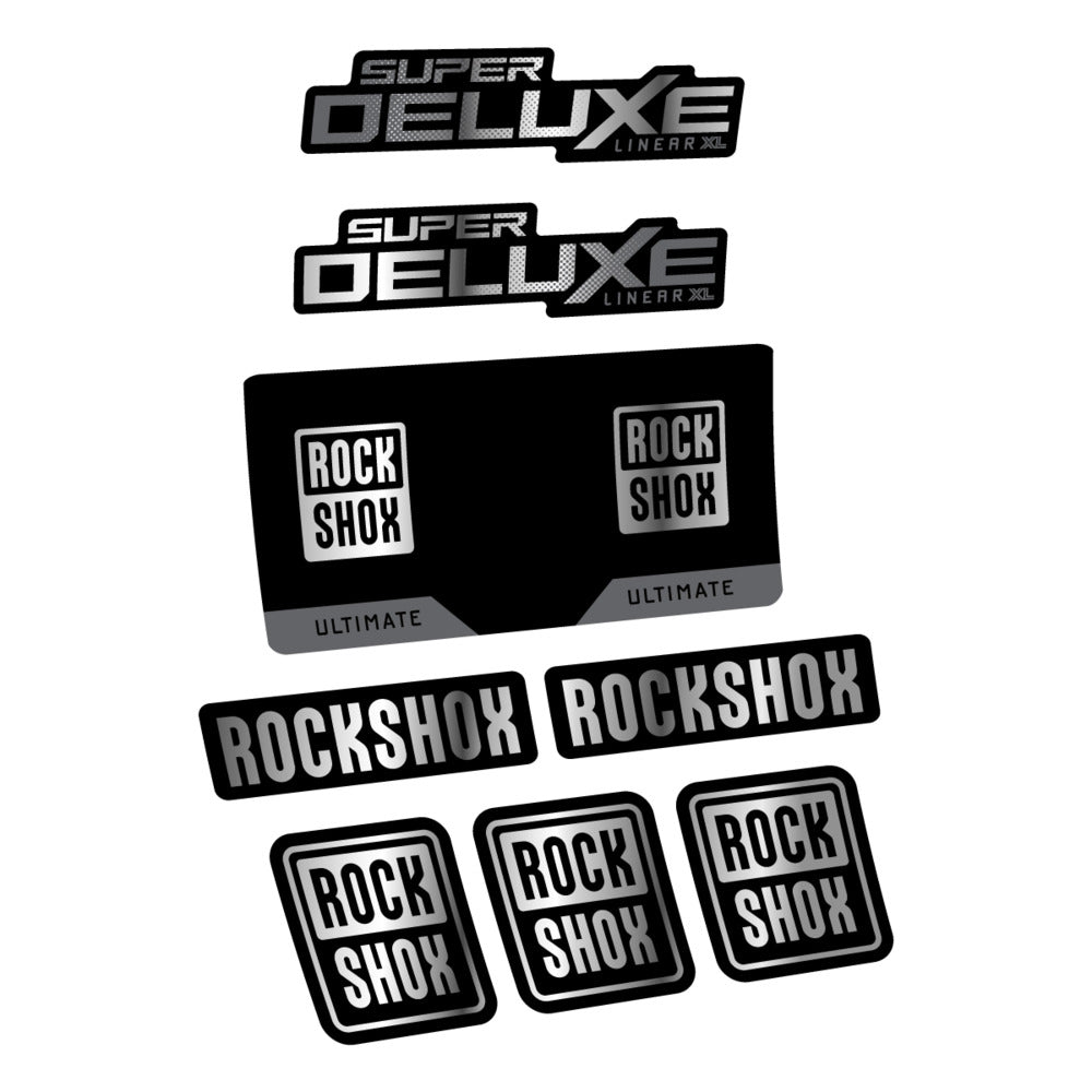 Decal RockShox Super Deluxe Ultimate 2027, Rear Shox, bike sticker vinyl