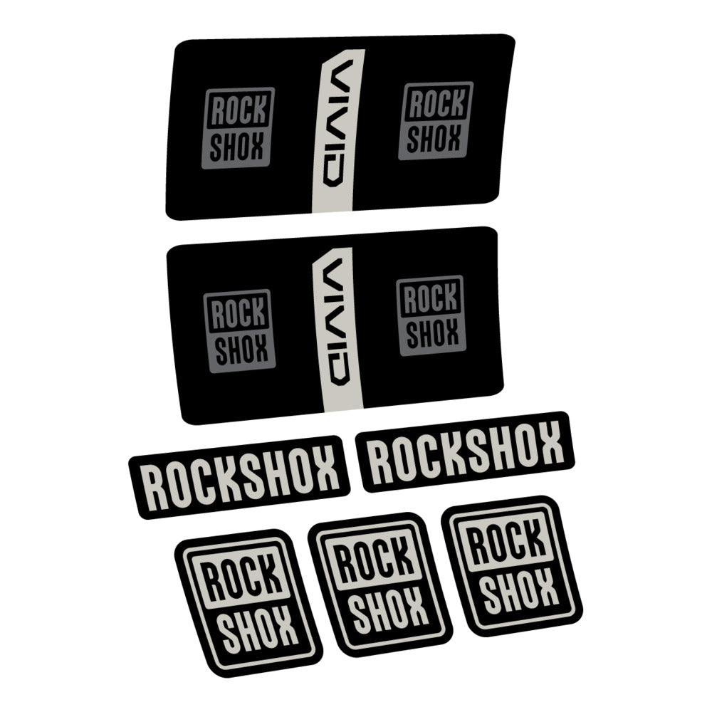 Decal RockShox Vivid Coil Base 2027, Rear Shox, bike sticker vinyl