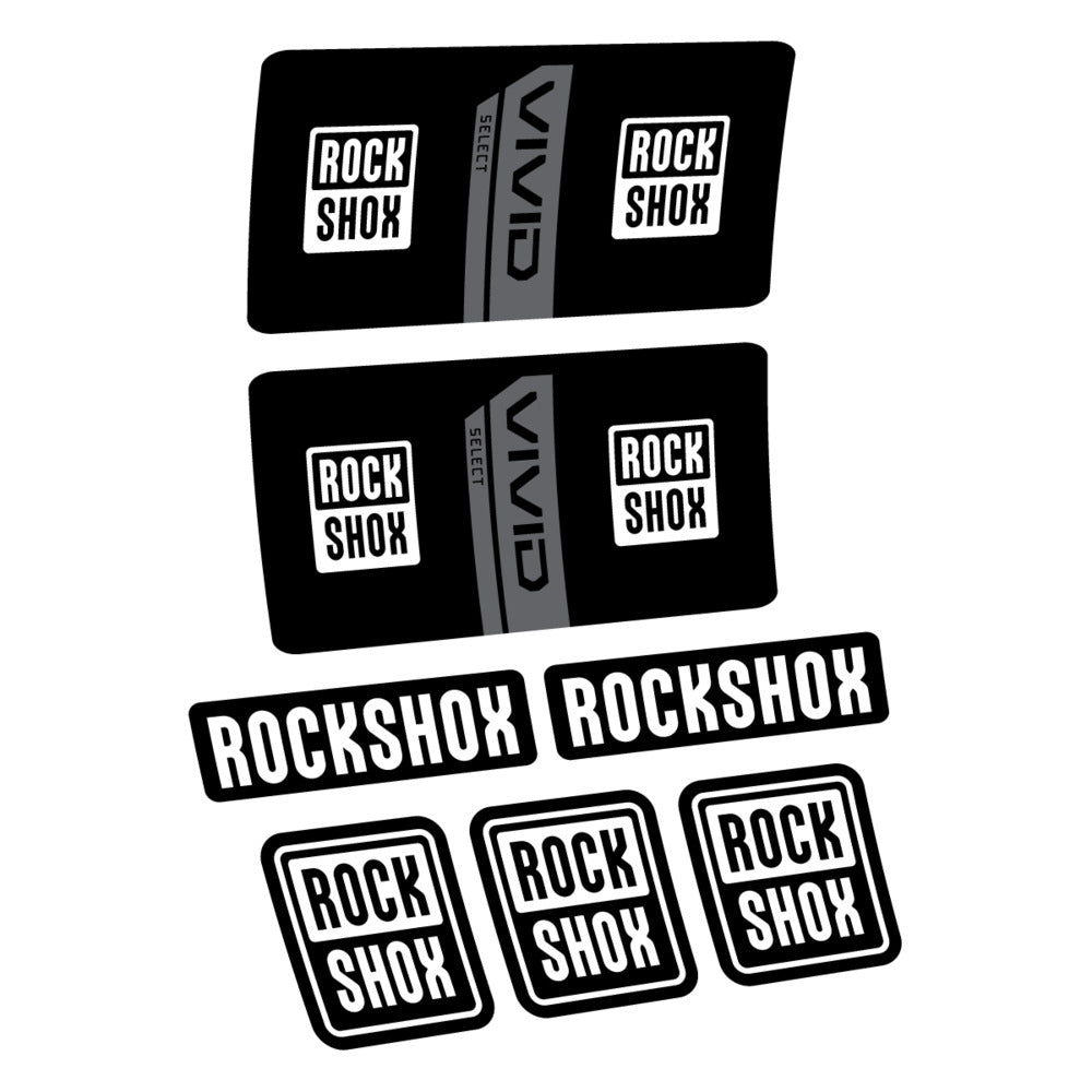 Decal RockShox Vivid Coil Select 2027, Rear Shox, bike sticker vinyl