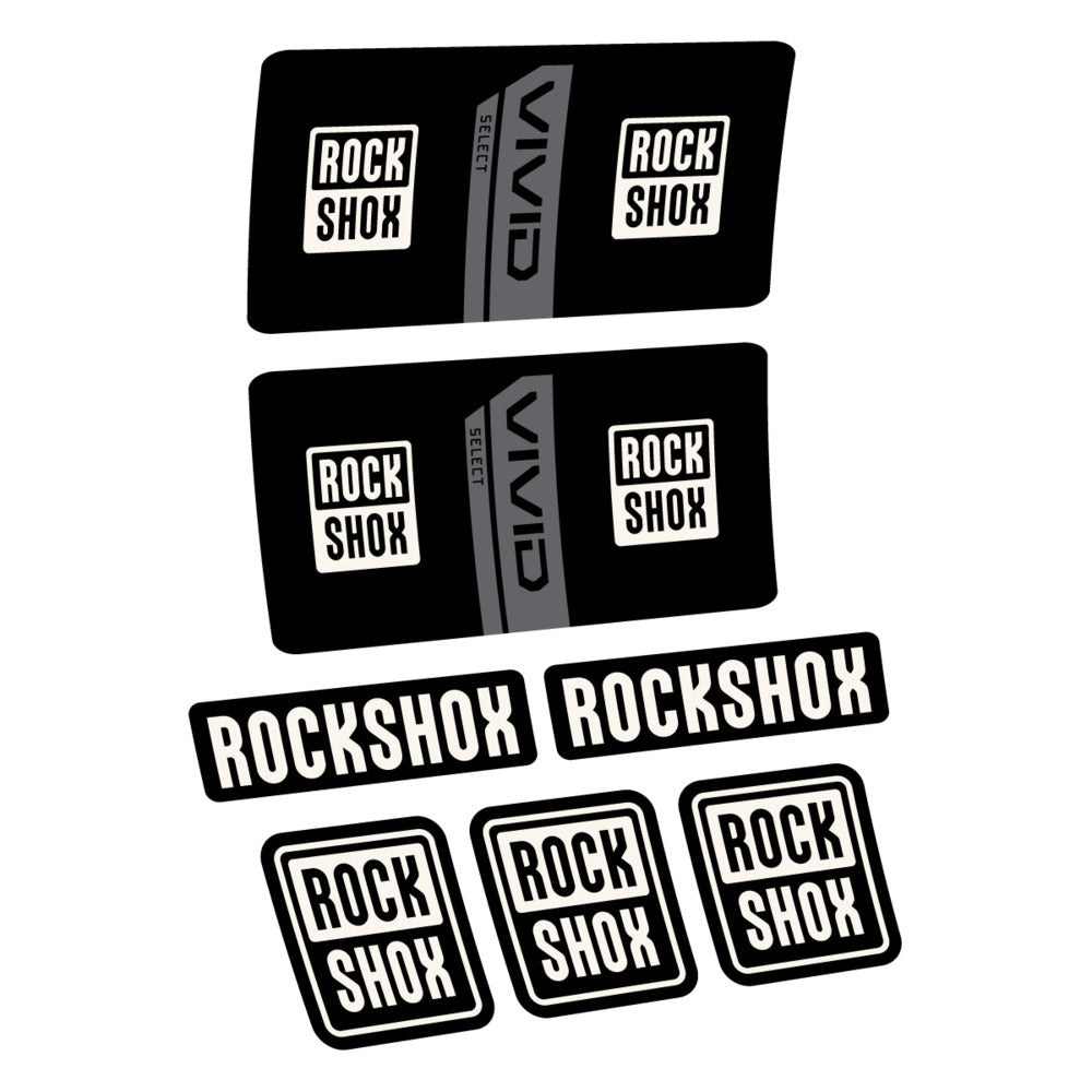 Decal RockShox Vivid Coil Select 2027, Rear Shox, bike sticker vinyl