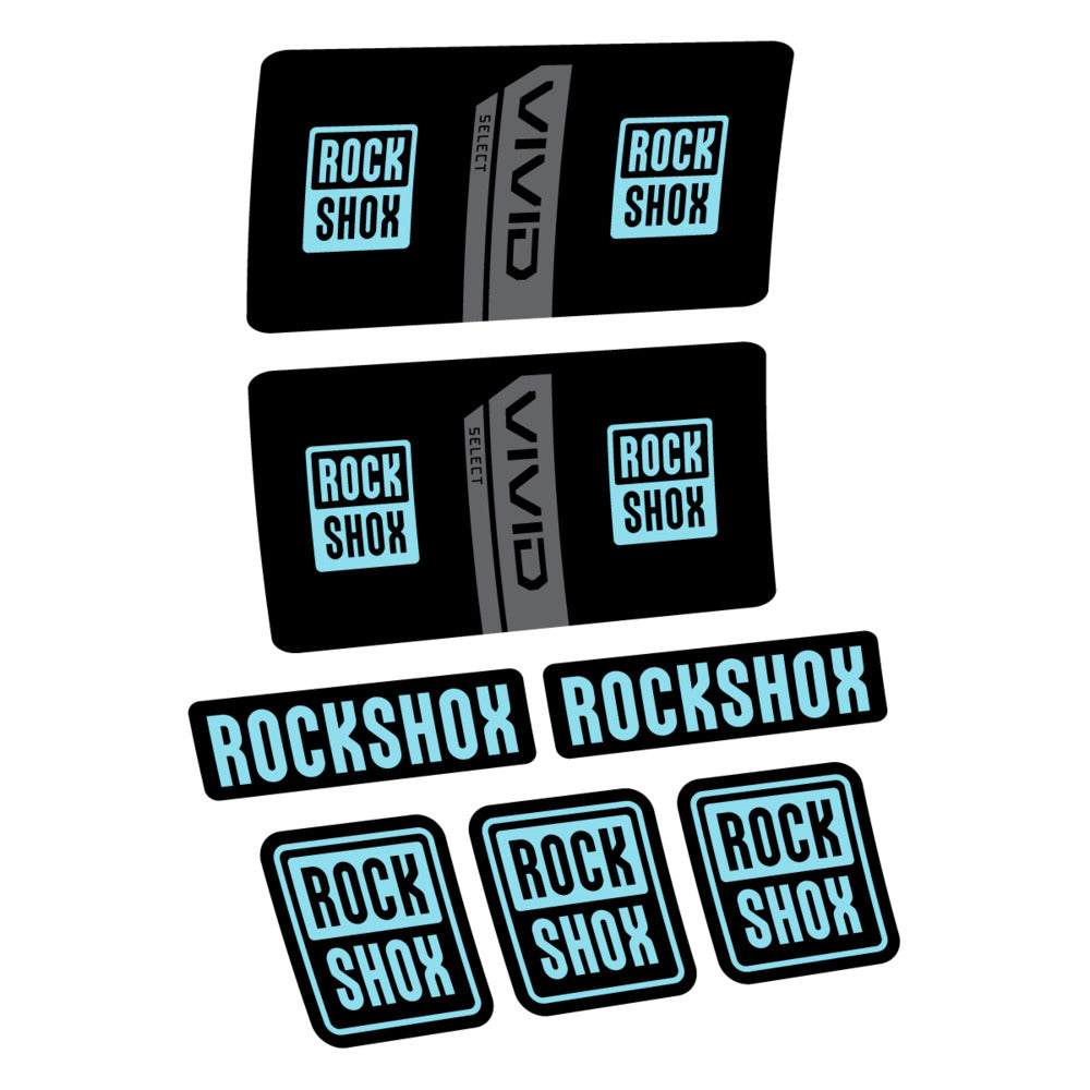 Decal RockShox Vivid Coil Select 2027, Rear Shox, bike sticker vinyl