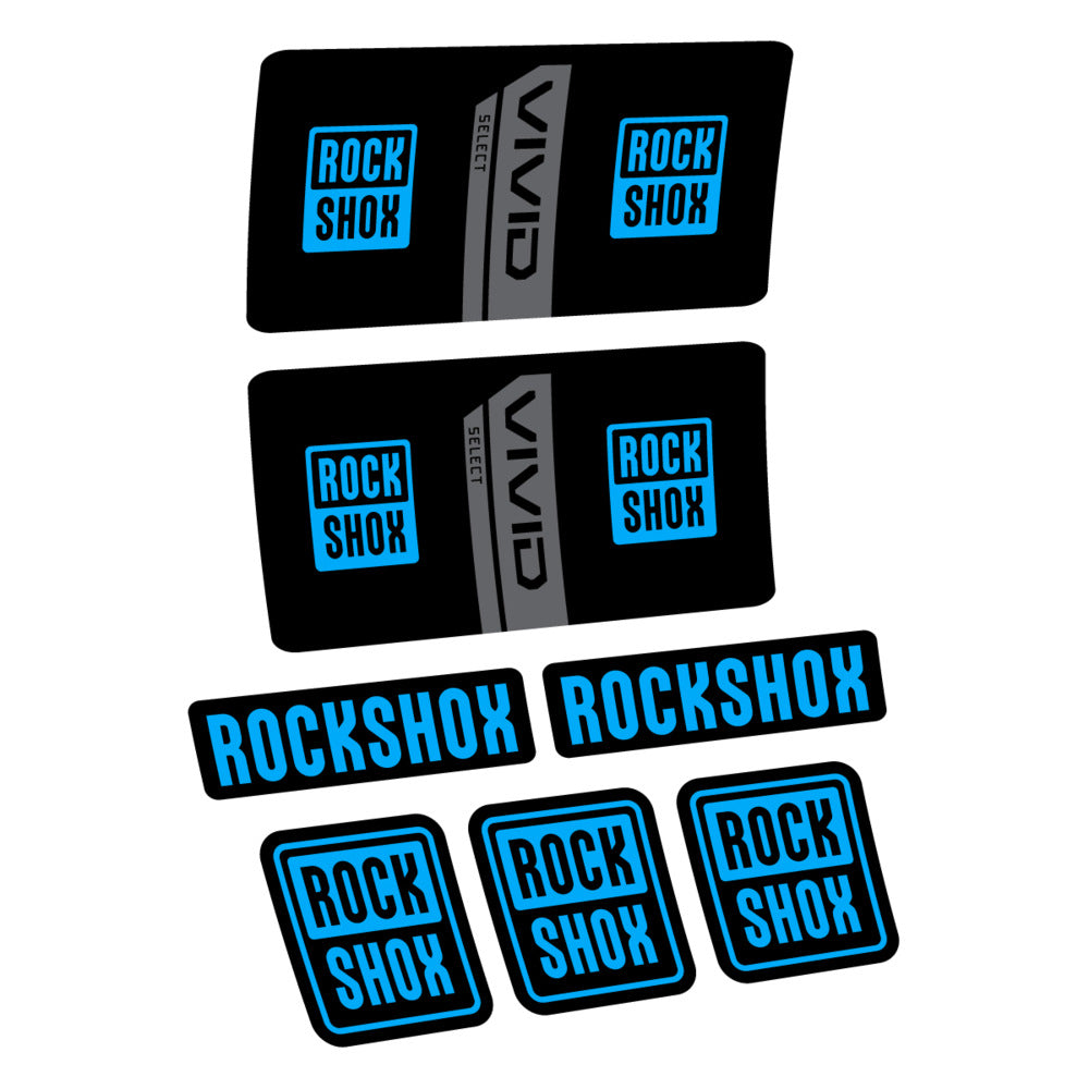 Decal RockShox Vivid Coil Select 2027, Rear Shox, bike sticker vinyl