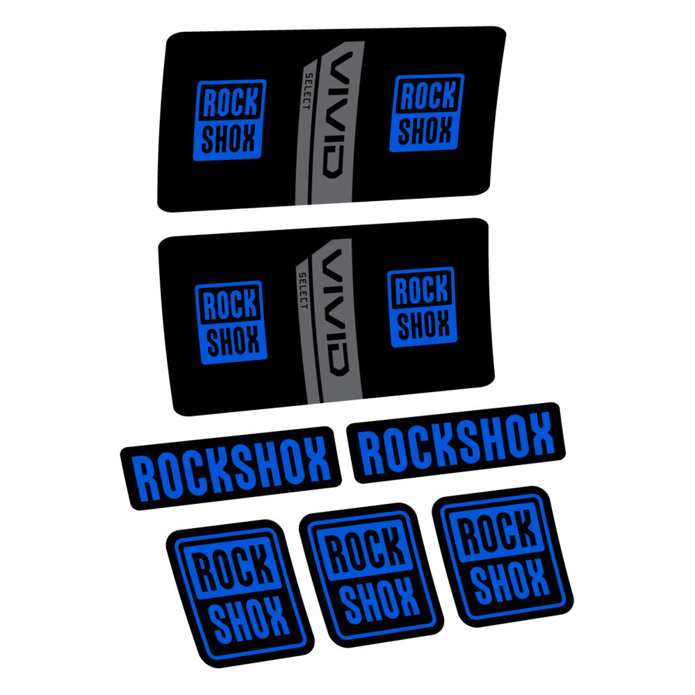 Decal RockShox Vivid Coil Select 2027, Rear Shox, bike sticker vinyl