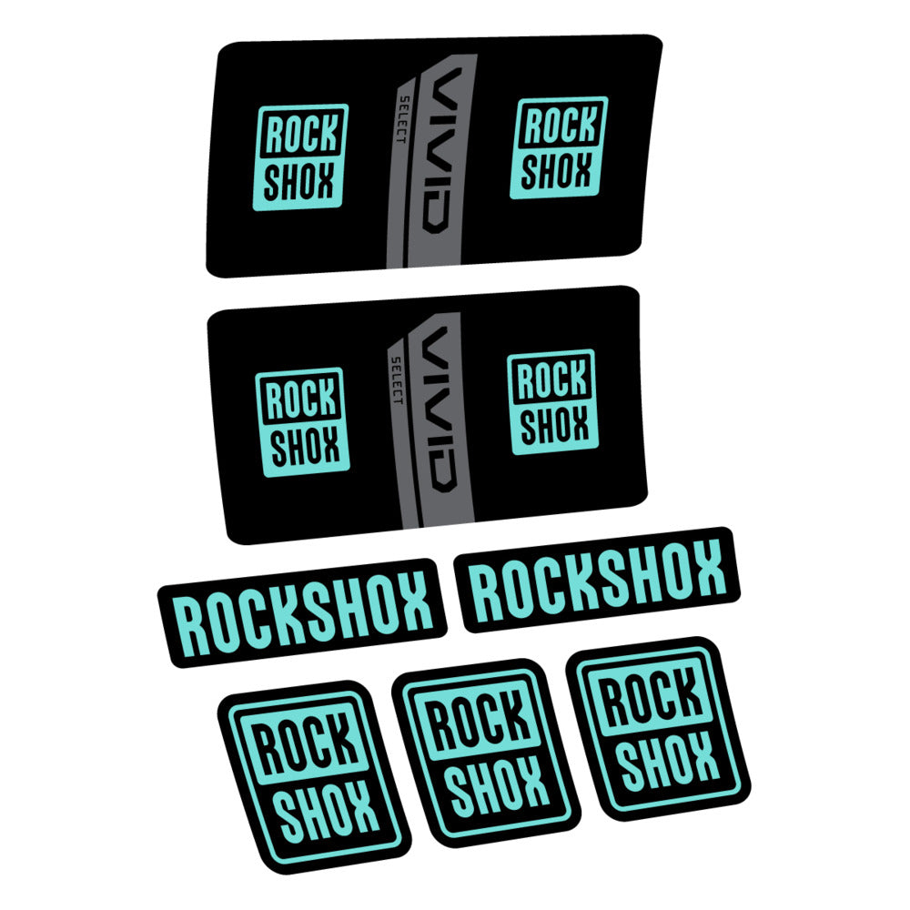 Decal RockShox Vivid Coil Select 2027, Rear Shox, bike sticker vinyl