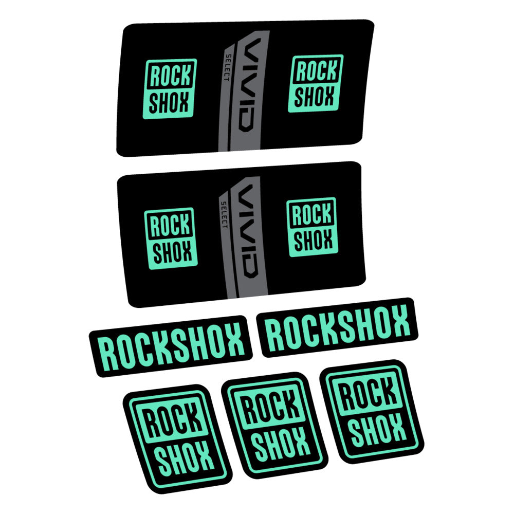 Decal RockShox Vivid Coil Select 2027, Rear Shox, bike sticker vinyl