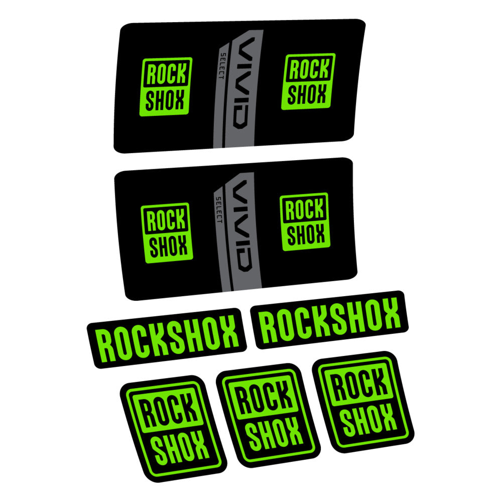 Decal RockShox Vivid Coil Select 2027, Rear Shox, bike sticker vinyl