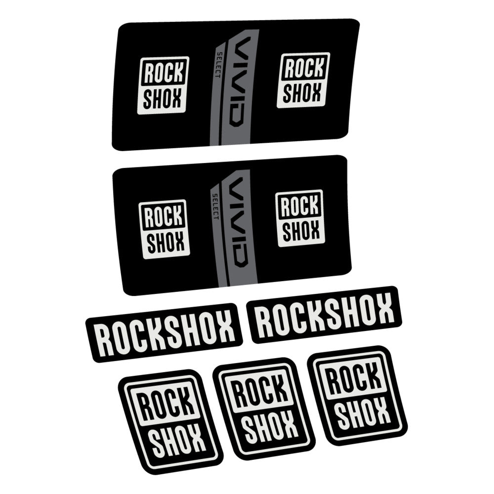 Decal RockShox Vivid Coil Select 2027, Rear Shox, bike sticker vinyl