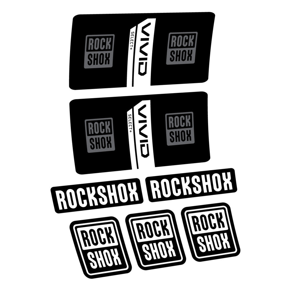Decal RockShox Vivid Coil Select 2027 v2, Rear Shox, bike sticker vinyl