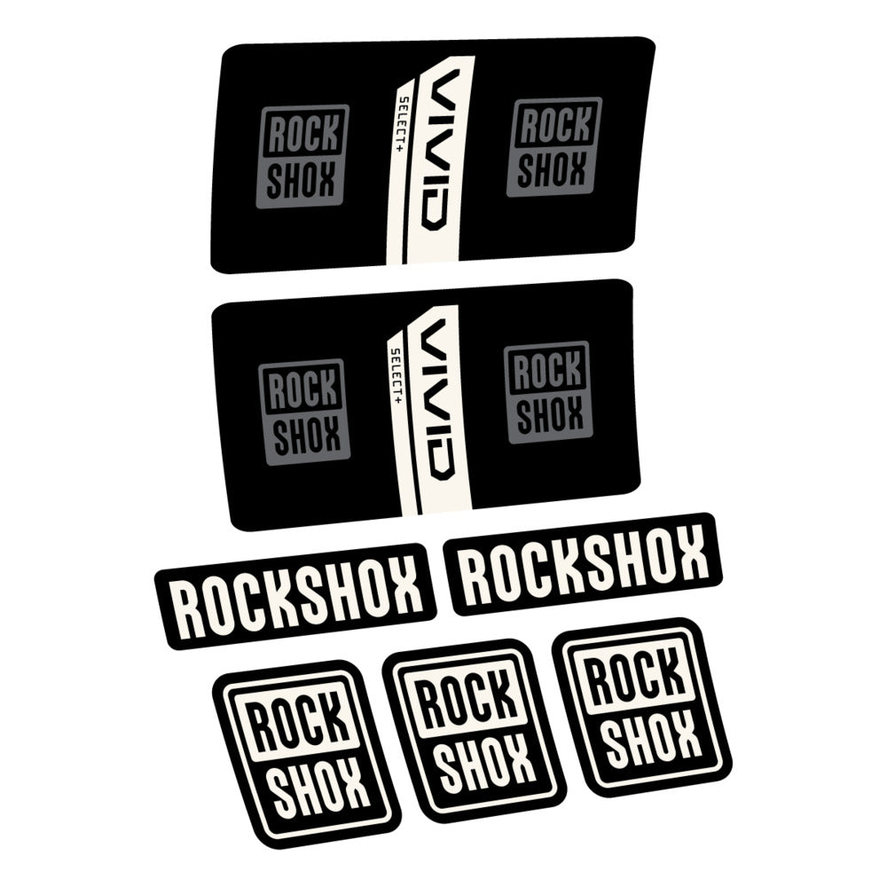 Decal RockShox Vivid Coil Select 2027 v2, Rear Shox, bike sticker vinyl