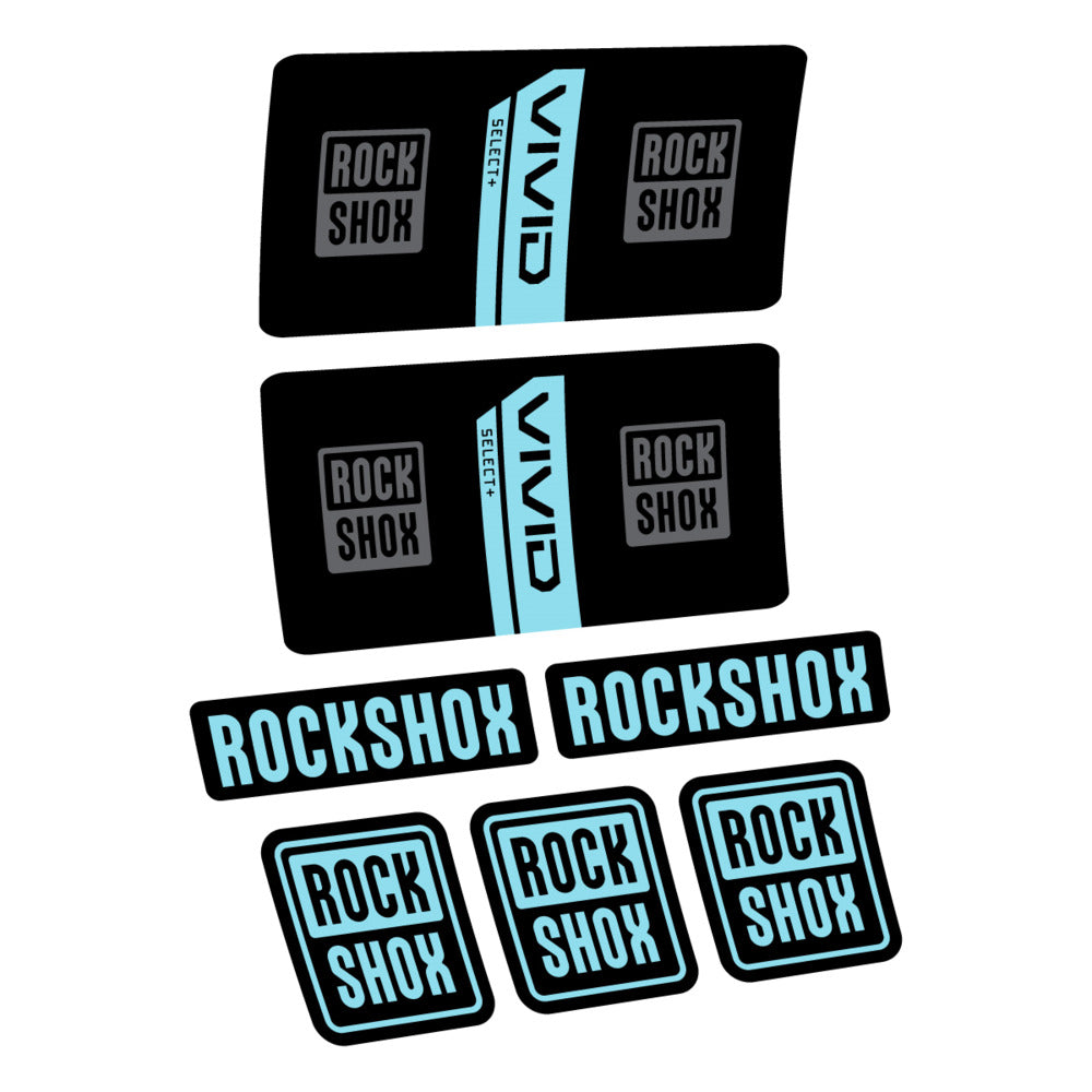 Decal RockShox Vivid Coil Select 2027 v2, Rear Shox, bike sticker vinyl