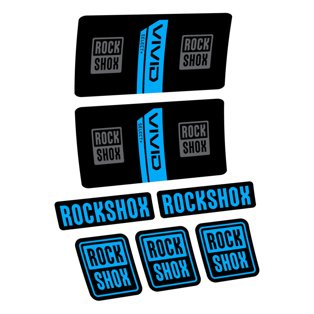 Decal RockShox Vivid Coil Select 2027 v2, Rear Shox, bike sticker vinyl