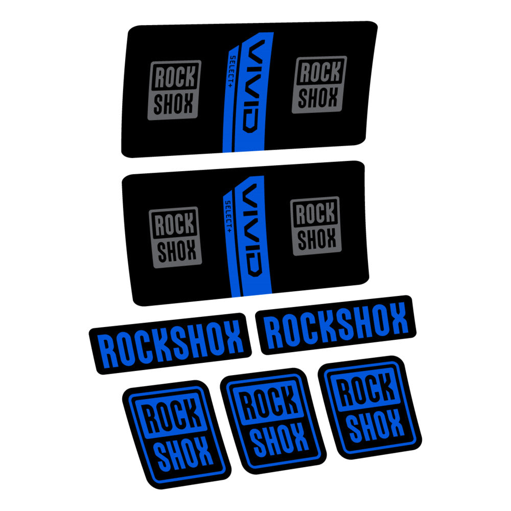 Decal RockShox Vivid Coil Select 2027 v2, Rear Shox, bike sticker vinyl