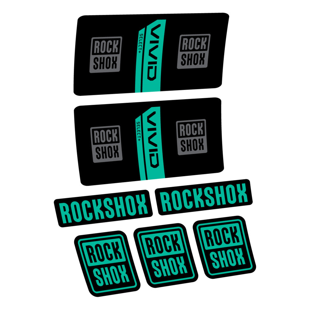 Decal RockShox Vivid Coil Select 2027 v2, Rear Shox, bike sticker vinyl