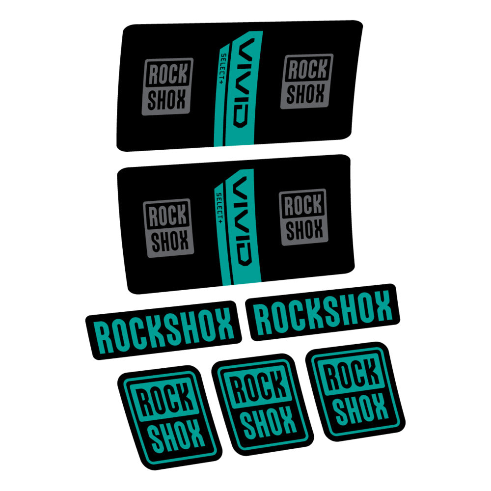 Decal RockShox Vivid Coil Select 2027 v2, Rear Shox, bike sticker vinyl