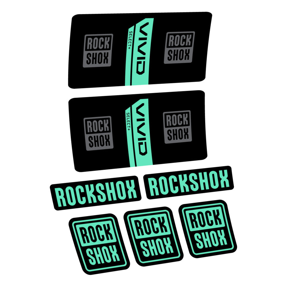 Decal RockShox Vivid Coil Select 2027 v2, Rear Shox, bike sticker vinyl