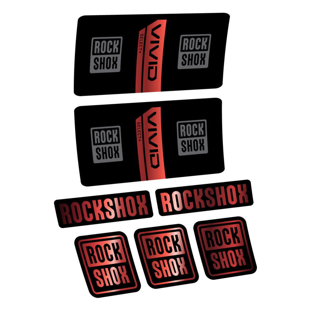 Decal RockShox Vivid Coil Select 2027 v2, Rear Shox, bike sticker vinyl
