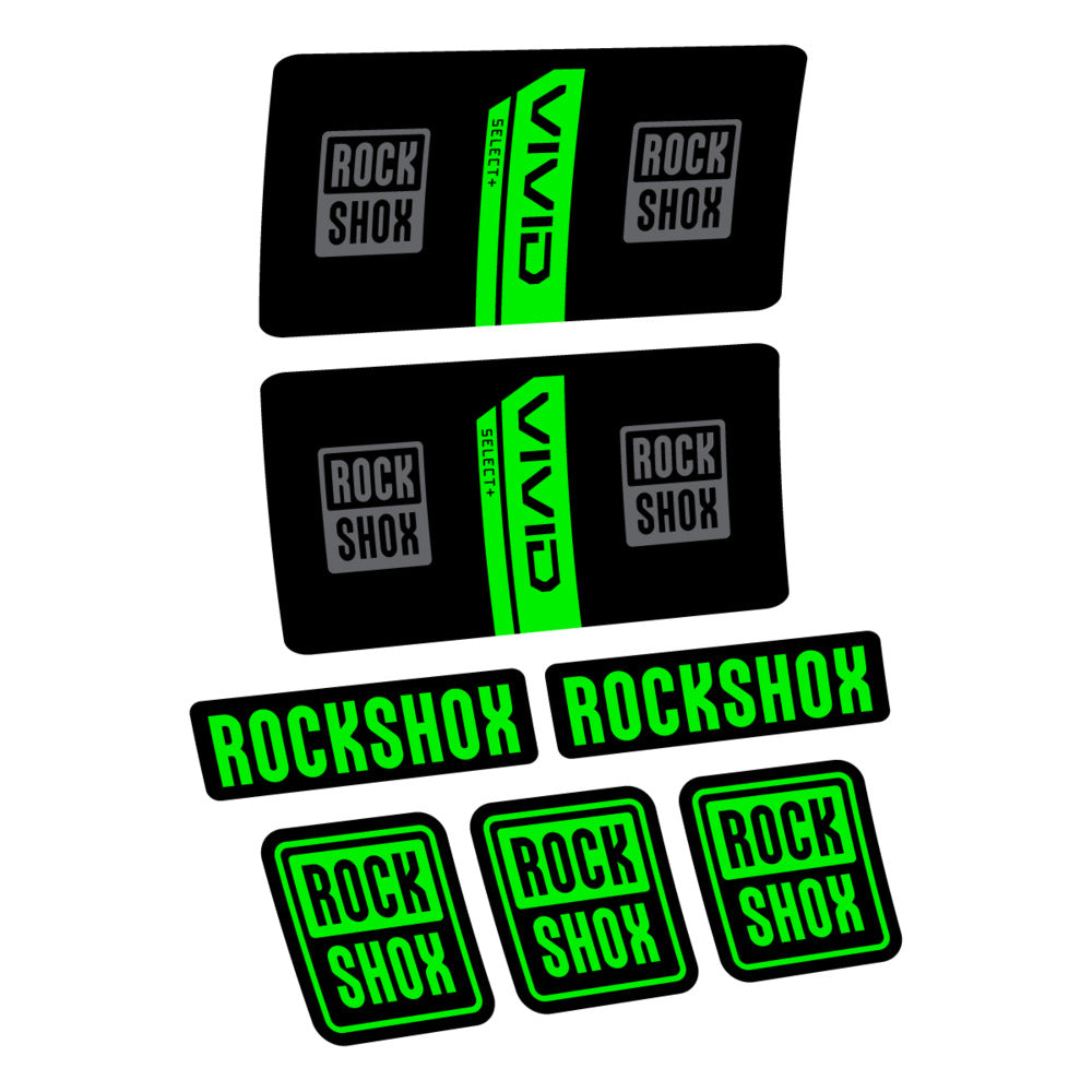 Decal RockShox Vivid Coil Select 2027 v2, Rear Shox, bike sticker vinyl