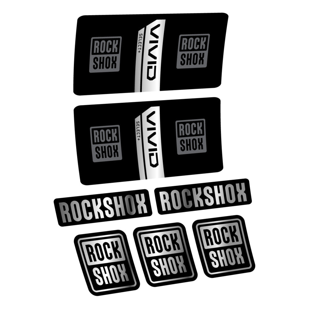 Decal RockShox Vivid Coil Select 2027 v2, Rear Shox, bike sticker vinyl