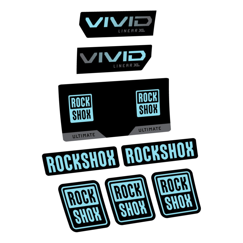 Decal RockShox Vivid Ultimate 2027, Rear Shox, bike sticker vinyl
